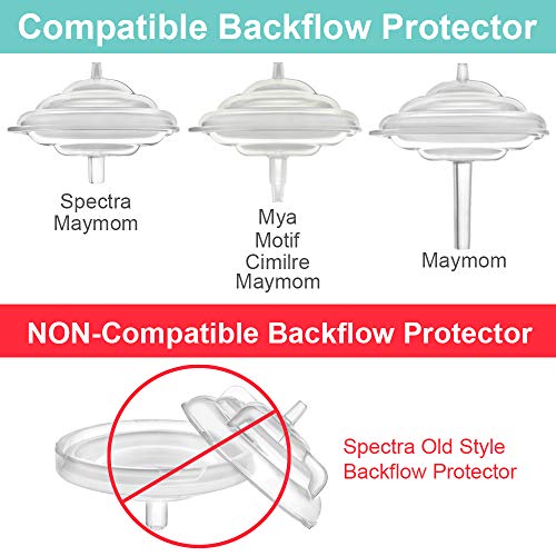 Maymom Silicone Membrane Compatible with S1 Spectra S2, 9 Plus Backflow Protector and Maymom Backflow Protectors, Long, Short and Medium; Not Original Spectra S2 Accessories or Spectra Pump Parts