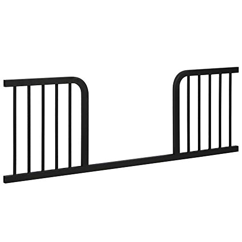 Baby Relax Juniper Metal Toddler Guardrail, Matte Black