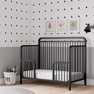 Baby Relax Juniper Metal Toddler Guardrail, Matte Black