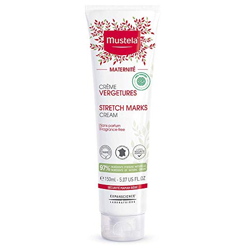 Mustela Maternity Stretch Marks Cream for Pregnancy - with Natural Avocado, Maracuja & Shea Butter - Fragrance-Free & EWG Verified - 5.07 fl. Oz