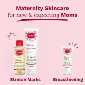 Mustela Maternity Stretch Marks Cream for Pregnancy - with Natural Avocado, Maracuja & Shea Butter - Fragrance-Free & EWG Verified - 5.07 fl. Oz