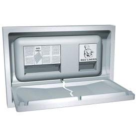 asi recessed stainless steel baby changing station - 9013(9013)