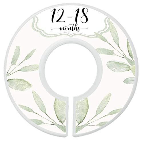 Mumsy Goose Baby Girl Clothes Dividers Nursery Closet Dividers Closet Organizers Botanical