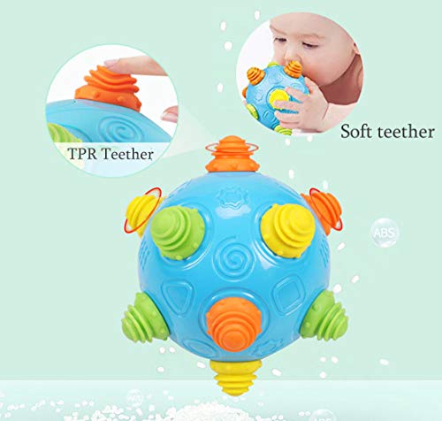 Toddlers Baby Music Shake Dancing Ball Toy, Move and Crawl Ball Toys for Kids,Bouncing Sensory Learning Ball Toys Ideal Gift for Baby Boys and Girls, Endless Fun for Children, Age:18+ Months