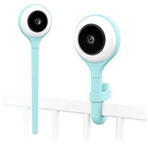 lollipop baby camera with true crying detection, smart baby monitor with camera and audio with two way talk back. an ideal gift for baby shower. comes with infrared night vision. (turquoise)