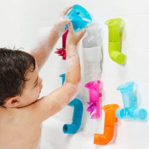 Boon BUNDLE Building Toddler Bath Tub Toy with Pipes, Cogs and Tubes for Kids Aged 12 Months and Up, Multicolor (Pack of 13)