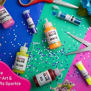 Glitter Glue (Value Pack - 24 Colors) | Washable Glittery Art Glue | Essential Slime Supplies for Slime Making and Arts & Crafts Projects | Non-Toxic & Safe for Kids