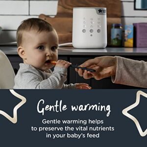 Tommee Tippee Multiwarm Intuitive Bottle Warmer, Warms Baby Feeds to Body Temperature in Minutes, Automatic Timer, White