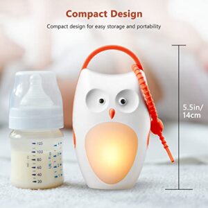 SOAIY White Noise Machine, Portable Sound Machine for Baby with Night Light, 8 Soothing Sounds and 3 Timers for Traveling, Sleeping