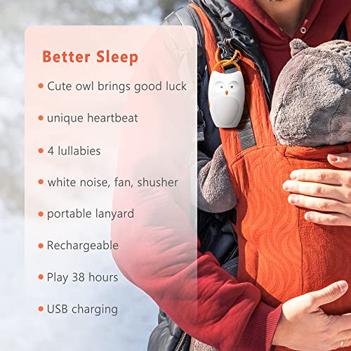 SOAIY White Noise Machine, Portable Sound Machine for Baby with Night Light, 8 Soothing Sounds and 3 Timers for Traveling, Sleeping