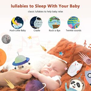 SOAIY White Noise Machine, Portable Sound Machine for Baby with Night Light, 8 Soothing Sounds and 3 Timers for Traveling, Sleeping