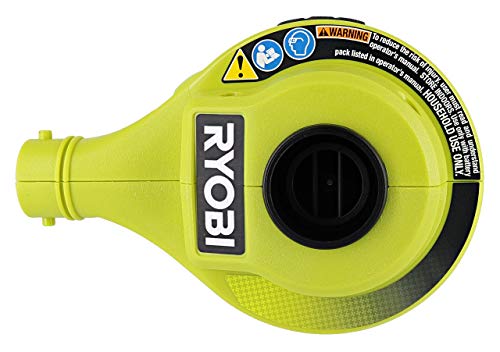 Ryobi P738 18V One+ Lithium Ion 18V One+ High Volume Power Inflator / Battery Powered Deflator for Mattresses and Recreational Inflatables (Renewed)