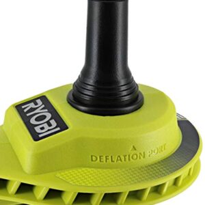 Ryobi P738 18V One+ Lithium Ion 18V One+ High Volume Power Inflator / Battery Powered Deflator for Mattresses and Recreational Inflatables (Renewed)