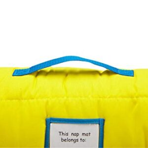 Baby Shark Toddler Nap-Mat - Includes Pillow and Fleece Blanket – Great for Boys and Girls Napping at Daycare, Preschool, Or Kindergarten - Fits Sleeping Toddlers and Young Children