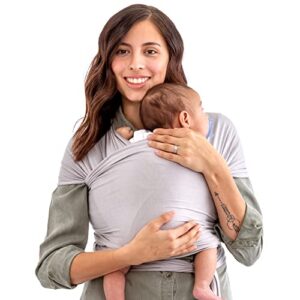 weesprout baby wraps carrier - perfect baby carrier wrap sling for newborn and infant, enhances baby bonding, soft and breathable, ideal for babywearing