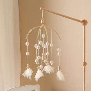 Baby Mobile 100% Felt Ball Bed Bell Mobile Crib Jewelry Creative Pendant Toy Wooden Wind Chime Nursery Decoration