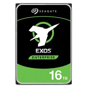 seagate 16tb hdd exos x16 7200 rpm 512e/4kn sata 6gb/s 256mb cache 3.5-inch enterprise hard drive (st16000nm001g)