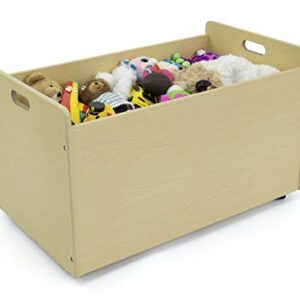 Humble Crew Toy Box with Wheels, Natural (TB234)