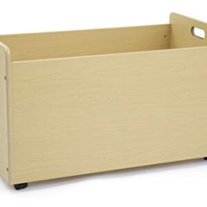 Humble Crew Toy Box with Wheels, Natural (TB234)