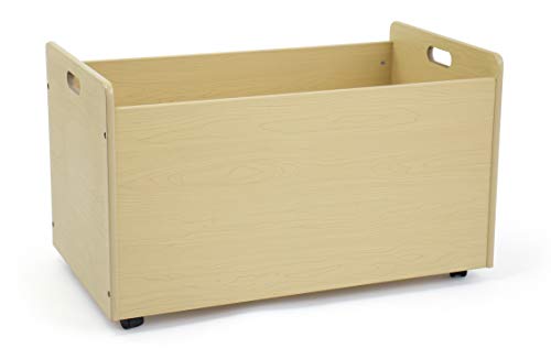 Humble Crew Toy Box with Wheels, Natural (TB234)