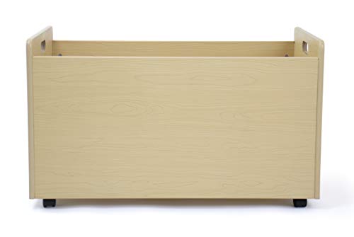 Humble Crew Toy Box with Wheels, Natural (TB234)