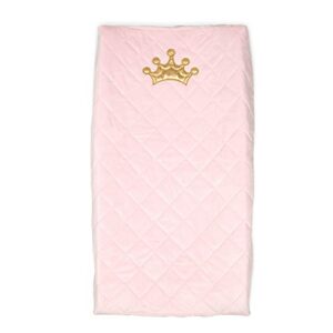 boppy changing pad cover, pink royal princess, minky fabric , 32x16x7 inch (pack of 1)