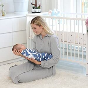 BaeBae Goods Swaddle Blanket, Adjustable Infant Baby Swaddling Wrap Set of 4, Baby Swaddling Wrap Blankets for Boys and Girls Made in Soft Cotton (0-3 Months)