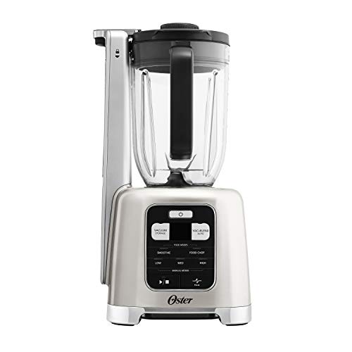 Oster BLSTAB-CB0-000 Blender with FoodSaver Vacuum Sealing System, Manual, Brushed Nickel