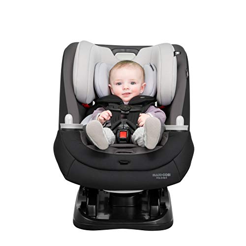 Maxi-Cosi Pria All-in-One Convertible Car Seat, rear-facing, from 4-40 pounds; forward-facing to 65 pounds; and up to 100 pounds in booster mode, Silver Charm