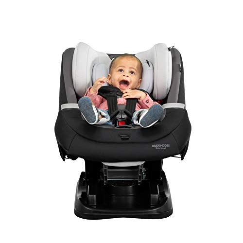 Maxi-Cosi Pria All-in-One Convertible Car Seat, rear-facing, from 4-40 pounds; forward-facing to 65 pounds; and up to 100 pounds in booster mode, Silver Charm