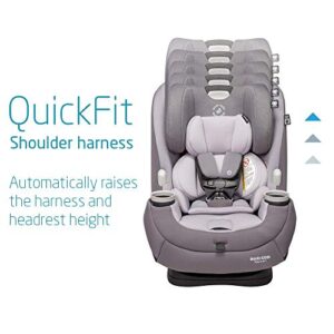 Maxi-Cosi Pria All-in-One Convertible Car Seat, rear-facing, from 4-40 pounds; forward-facing to 65 pounds; and up to 100 pounds in booster mode, Silver Charm
