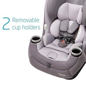 Maxi-Cosi Pria All-in-One Convertible Car Seat, rear-facing, from 4-40 pounds; forward-facing to 65 pounds; and up to 100 pounds in booster mode, Silver Charm