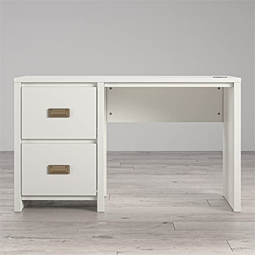 Little Seeds Monarch Hill Haven White Single Pedestal Kids’ Desk