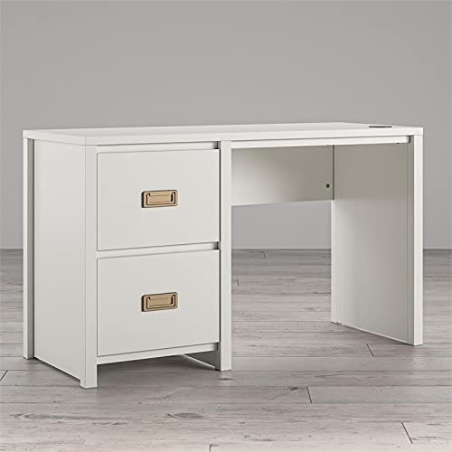 Little Seeds Monarch Hill Haven White Single Pedestal Kids’ Desk