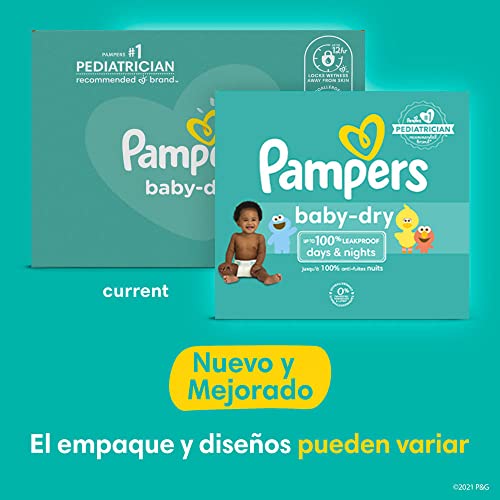 Diapers Size 2, 186 count - Pampers Baby Dry Disposable Diapers