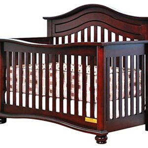 Full Size Conversion Kit Bed Rails for Select AFG Baby Furniture Cribs (Cherry)