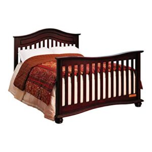 Full Size Conversion Kit Bed Rails for Select AFG Baby Furniture Cribs (Cherry)