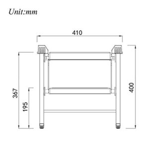 PENGJIE Folding Ladder Step Stool Ladder Stool 2 Step Folding Aluminum Heavy Duty Steel Portable Anti Slip Mat Tread Compact 150 Kg Capacity for Home Office