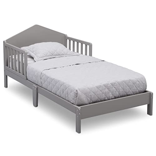 Delta Children Homestead Toddler Bed - Greenguard Gold Certified, Grey