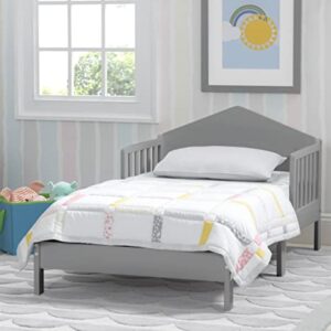 Delta Children Homestead Toddler Bed - Greenguard Gold Certified, Grey