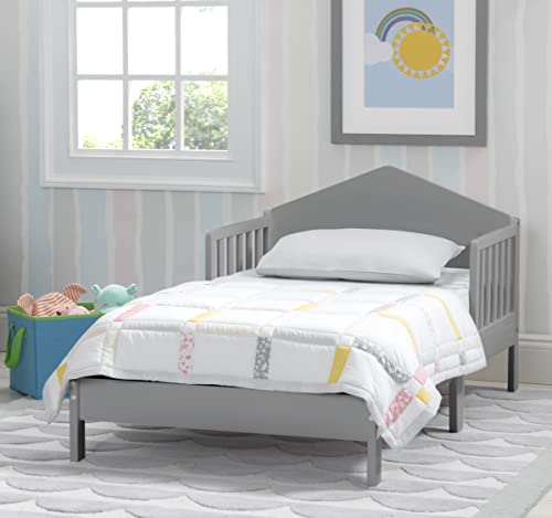 Delta Children Homestead Toddler Bed - Greenguard Gold Certified, Grey