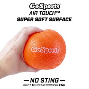 GoSports 5 Inch Inflatable No Sting Dodgeball 6 Pack Includes Ball Pump & Mesh Bag