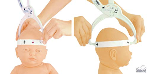 Mimos Craniometer (1 Unit) - Cranial Asymmetry Measurement Tool, Diagnosis and Follow-up of Baby Flat Head Syndrome, Plagiocephaly Assessment.