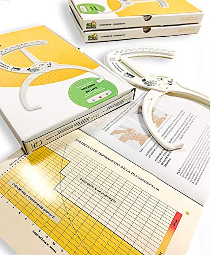 Mimos Craniometer (1 Unit) - Cranial Asymmetry Measurement Tool, Diagnosis and Follow-up of Baby Flat Head Syndrome, Plagiocephaly Assessment.