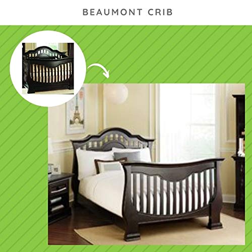 Full-Size Conversion Kit Bed Rails for Baby Appleseed & Eco-Chic Cribs | Fits Beaumont, Chelmsford, Clover, Davenport, Dorchester, Millbury, Palisade and Stratford Cribs (Espresso)