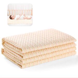 waterproof baby bed pad maveek 47.2'' x 27.6'' baby organic mattress pad bamboo blanket toddler bed sheet protector reusable high absorbent mattress protector baby diaper changing pad