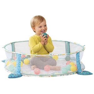 Infantino 4-in-1 Sloth Jumbo - Combination Baby Activity Gym and Ball Pit for Sensory Exploration and Motor Skill Development, for Newborns, Babies and Toddlers