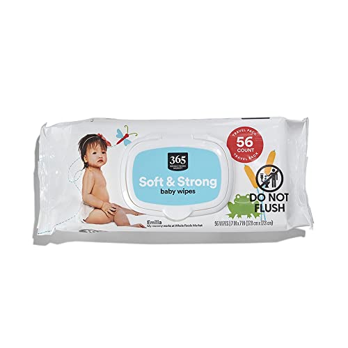 365 by Whole Foods Market, Baby Travel Wipes, 56 Count