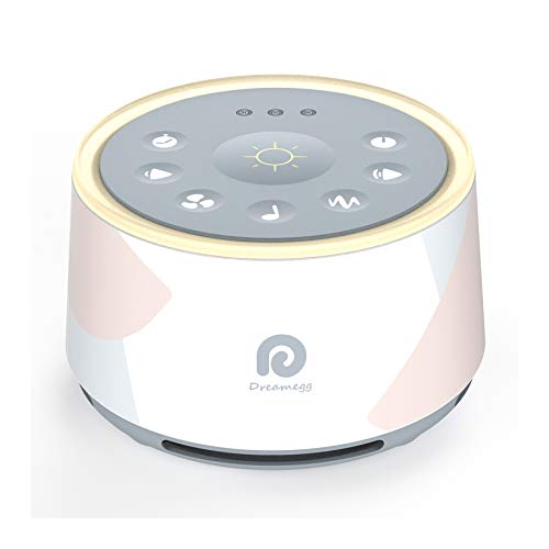 Dreamegg D1 Pro White Noise Sound Machine, 3-in-1 Baby Soother Sound Machine Separate Night Light, 29 HiFi Sounds, Noise Machine for Sleeping & Relaxation for Adults Baby Registry Gift (D1 Upgraded)