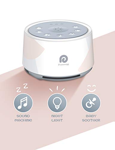 Dreamegg D1 Pro White Noise Sound Machine, 3-in-1 Baby Soother Sound Machine Separate Night Light, 29 HiFi Sounds, Noise Machine for Sleeping & Relaxation for Adults Baby Registry Gift (D1 Upgraded)